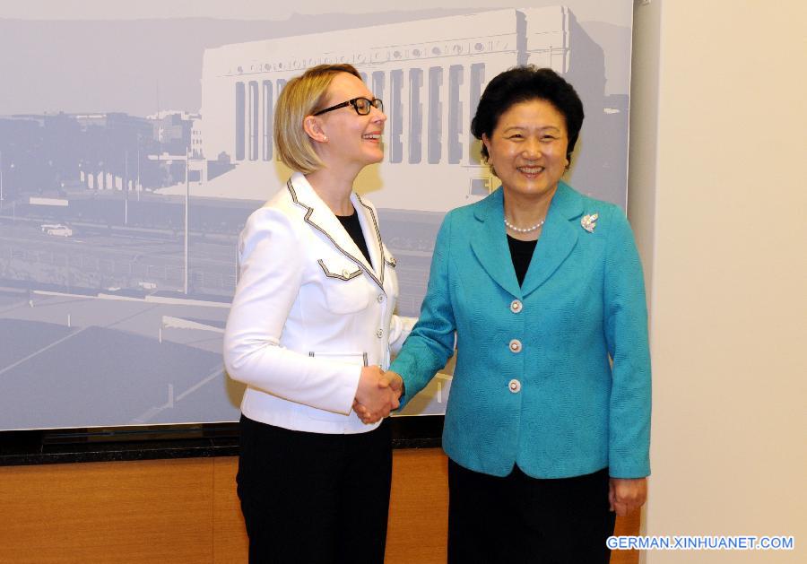 FINLAND-HELSINKI-CHINA-LIU YANDONG-VISIT