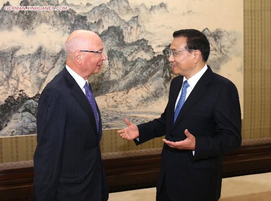 CHINA-LI KEQIANG-SCHWAB-MEETING (CN)