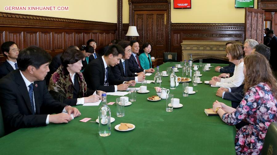 BRITAIN-LONDON-CHINA-BEIJING-GUO JINLONG-VISIT