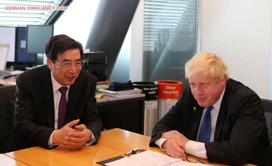 BRITAIN-LONDON-CHINA-BEIJING-GUO JINLONG-VISIT