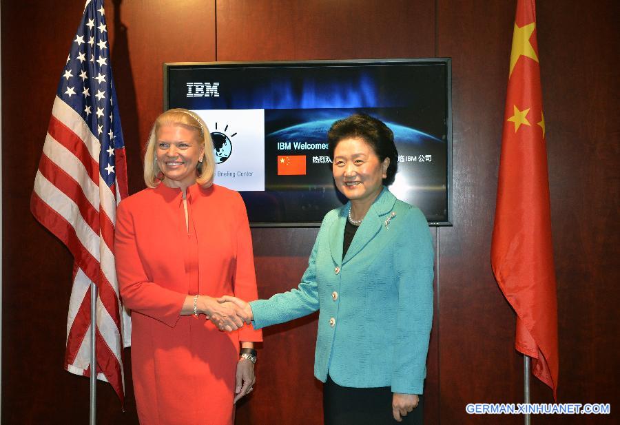 U.S.-WASHINGTON D.C.-IBM-LIU YANDONG-VISIT 