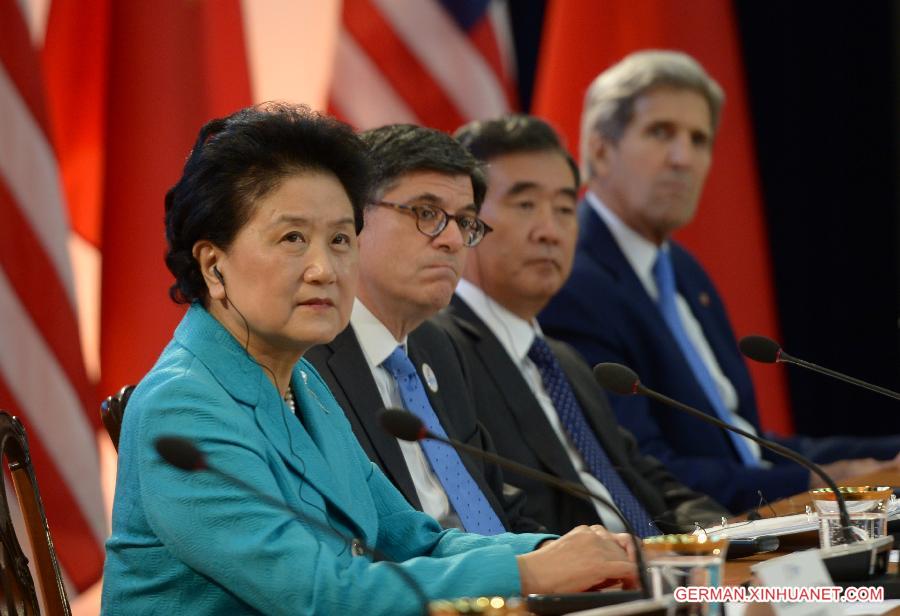 U.S.-WASHINGTON D.C.-CHINA-HIGH-LEVEL-TALKS 