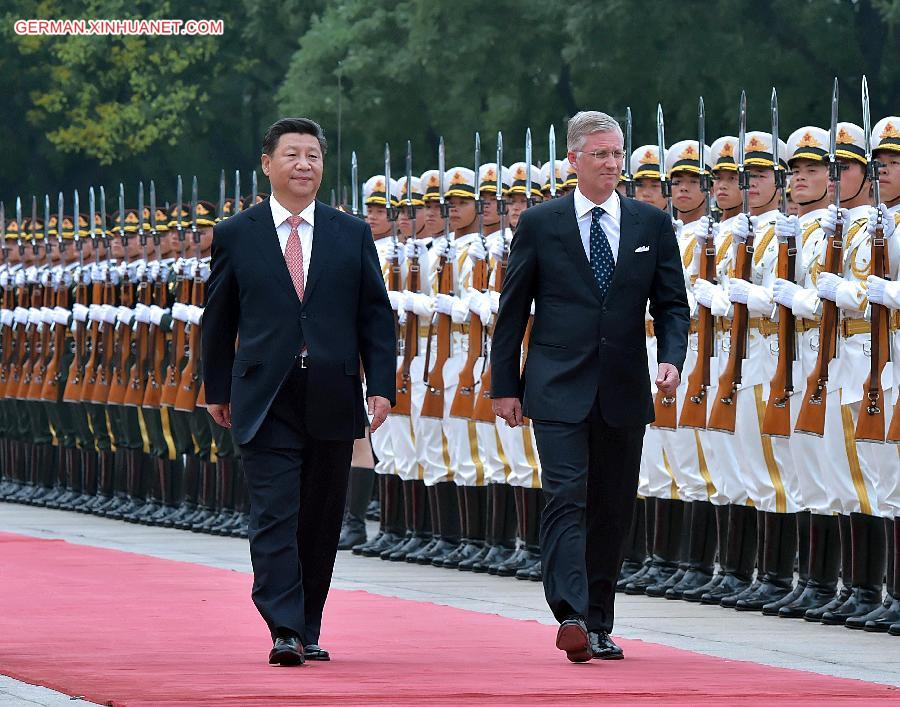 CHINA-BEIJING-XI JINPING-BELGIUM-KING-WELCOMING CEREMONY(CN)