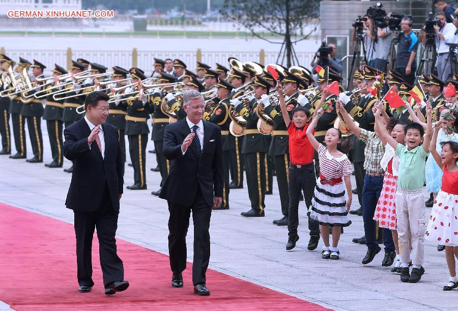 CHINA-BEIJING-XI JINPING-BELGIUM-KING-WELCOMING CEREMONY(CN)