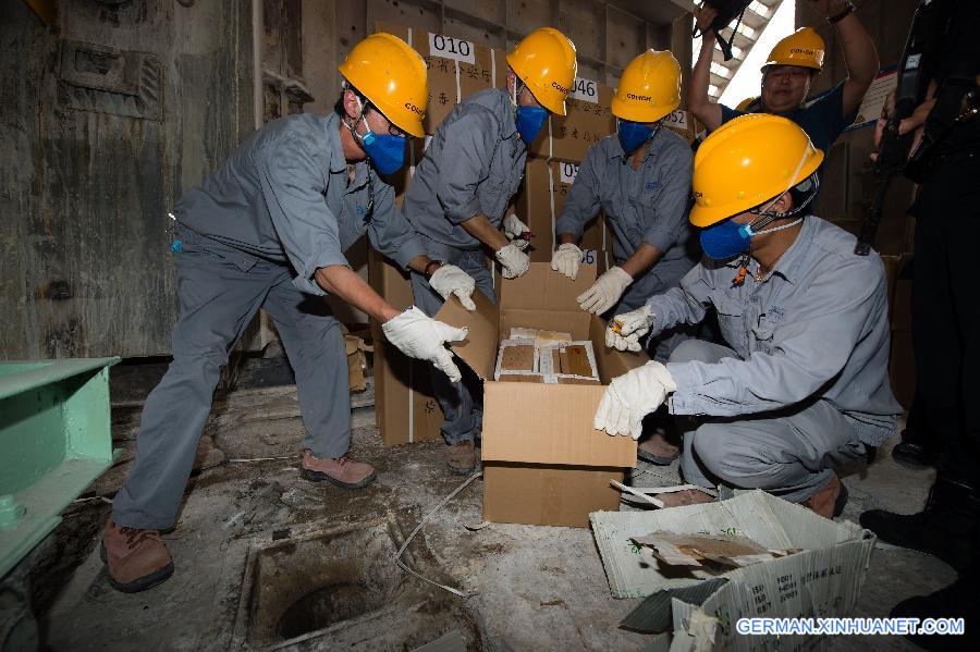 CHINA-JIANGSU-DRUGS-DESTROY (CN)