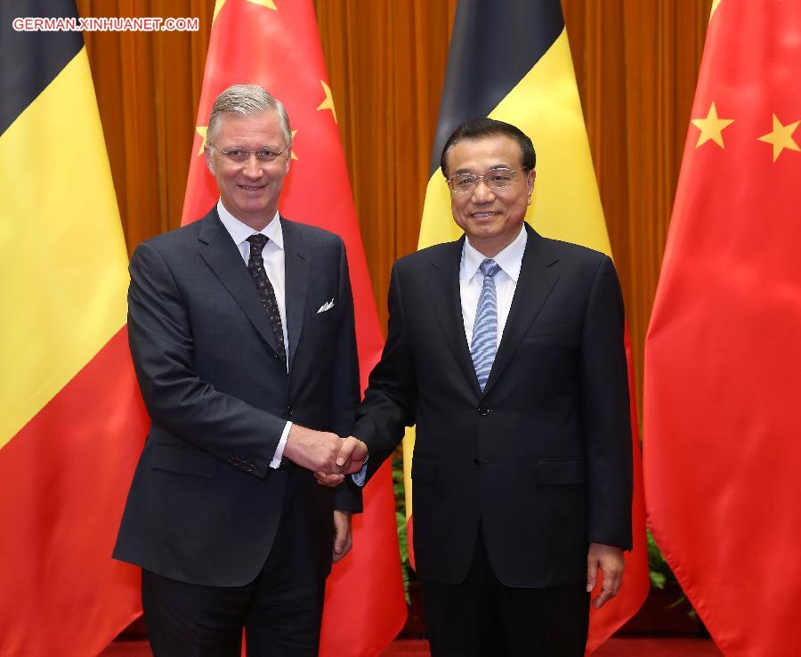 CHINA-BEIJING-LI KEQIANG-BELGIUM KING-MEETING (CN)