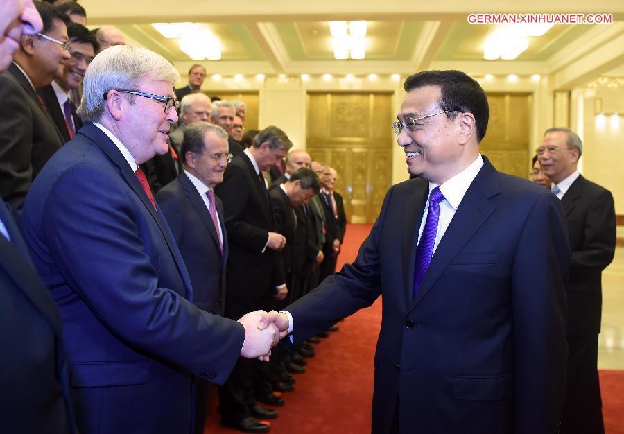 CHINA-BEIJING-LI KEQIANG-GLOBAL THINK TANK SUMMIT-MEETING (CN) 