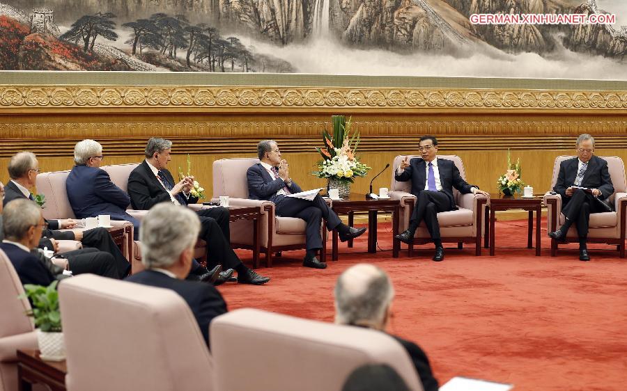 CHINA-BEIJING-LI KEQIANG-GLOBAL THINK TANK SUMMIT-MEETING (CN) 