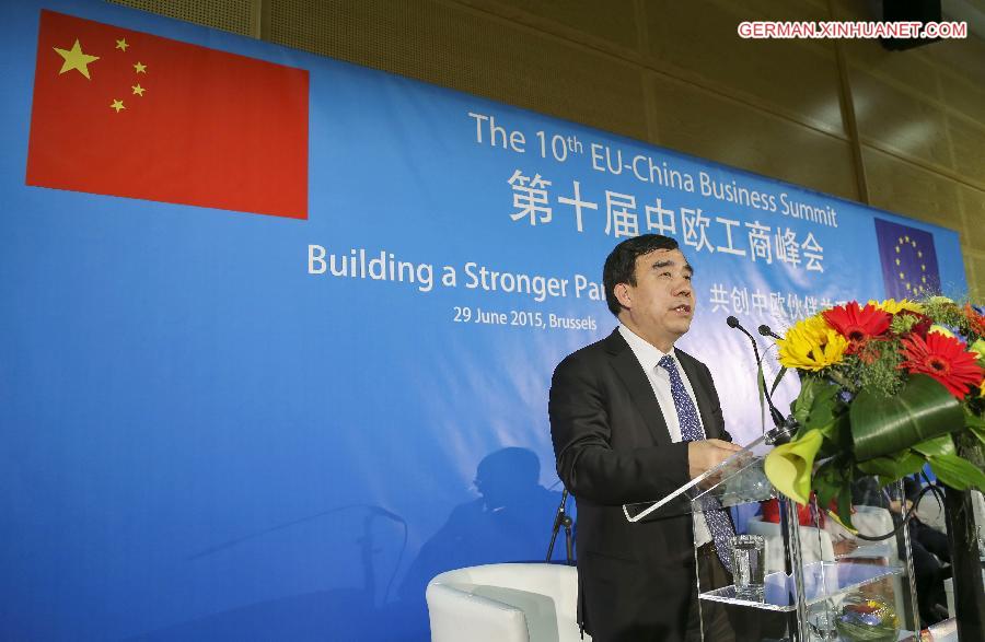 BRUSSELS-EU-CHINA-BUSINESS SUMMIT