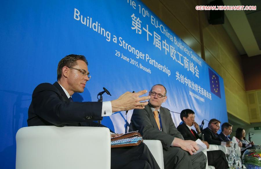 BRUSSELS-EU-CHINA-BUSINESS SUMMIT