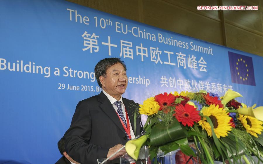 BRUSSELS-EU-CHINA-BUSINESS SUMMIT