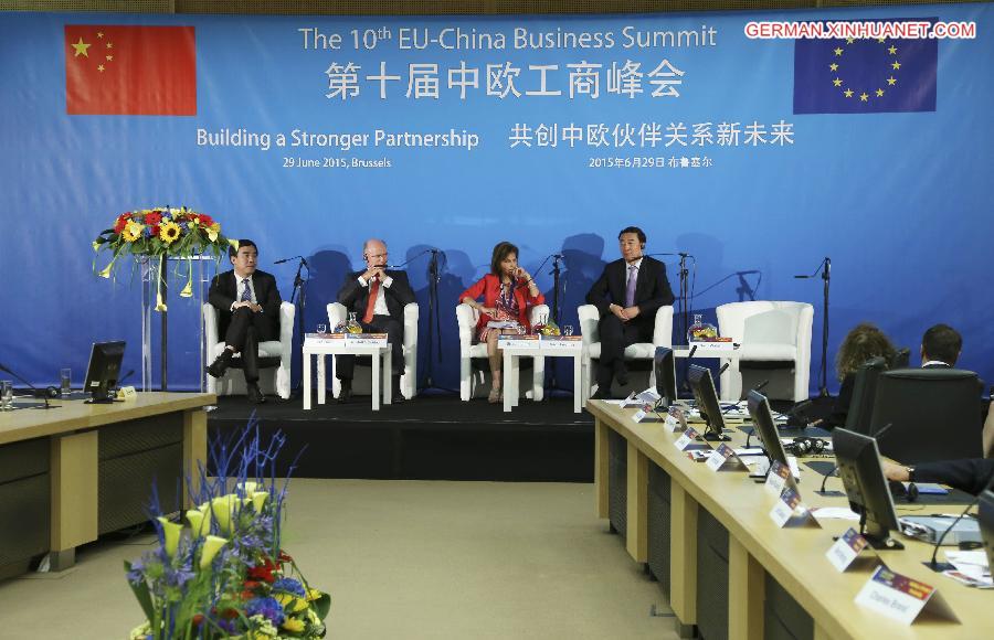 BRUSSELS-EU-CHINA-BUSINESS SUMMIT