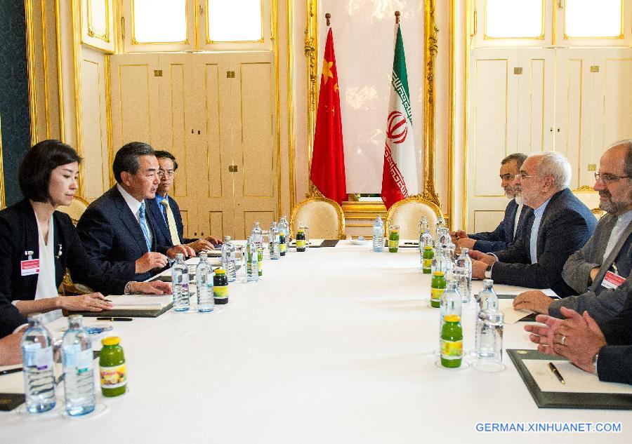 AUSTRIA-VIENNA-CHINA-IRAN-FM-MEETING