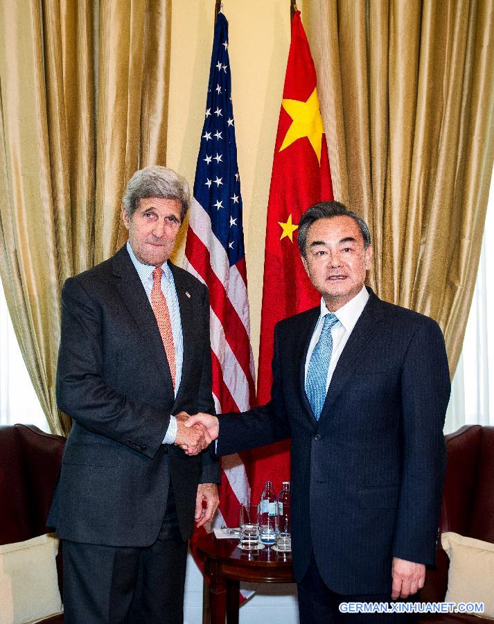 AUSTRIA-VIENNA-CHINA-FM-U.S.-SECRETARY OF STATE-MEETING