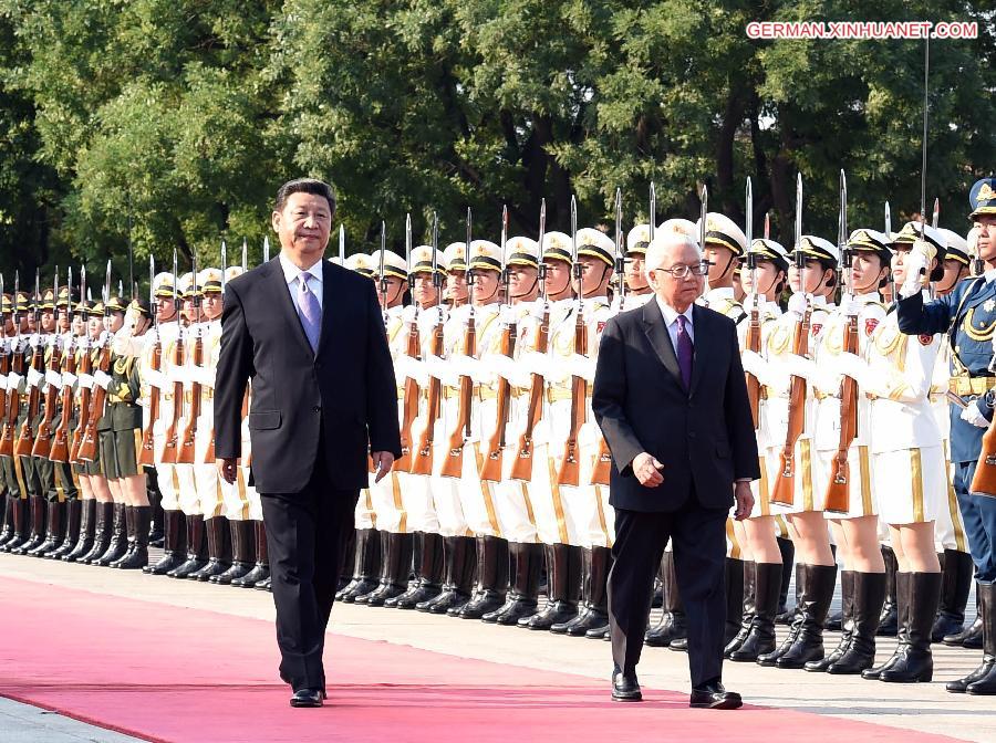 CHINA-BEIJING-XI JINPING-SINGAPORE-WELCOMING CEREMONY (CN)