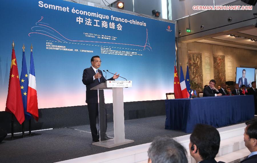 FRANCE-TOULOUSE-LI KEQIANG-SUMMIT-CLOSING CEREMONY 