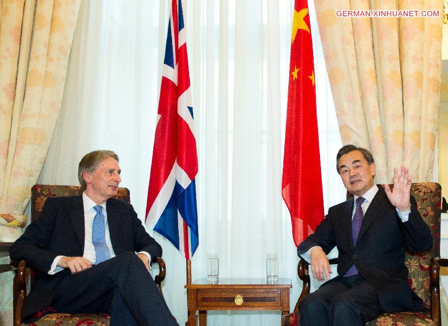 AUSTRIA-VIENNA-CHINA-BRITAIN-FM-MEETING