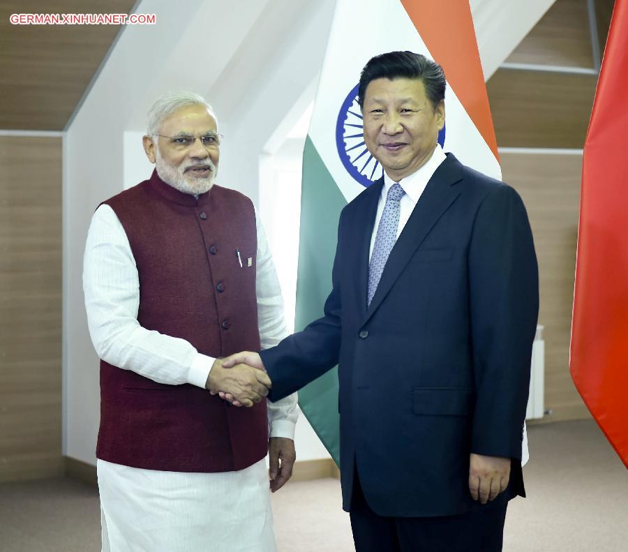 RUSSIA-UFA-CHINA-XI JINPING-INDIAN PM-MEETING