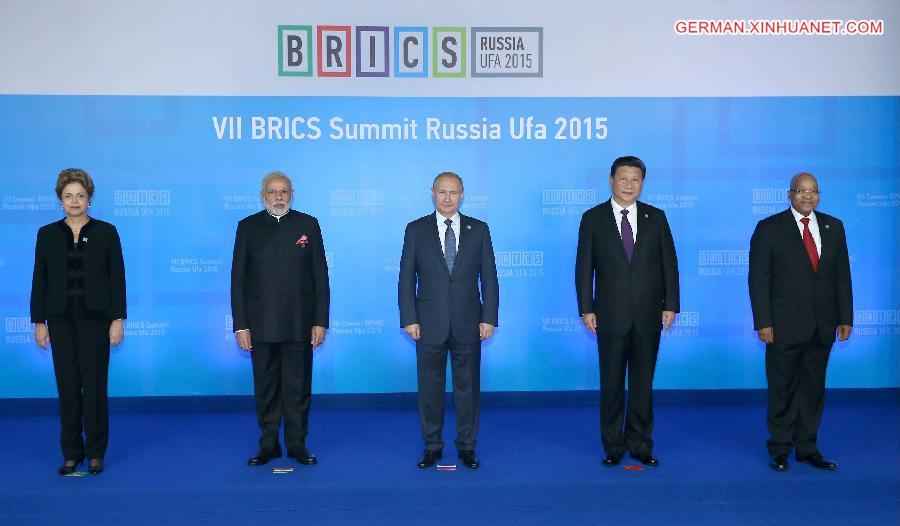 RUSSIA-UFA-BRICS-LEADERS