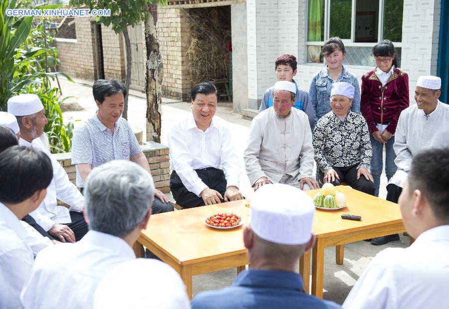 CHINA-NINGXIA-LIU YUNSHAN-INSPECTION (CN) 