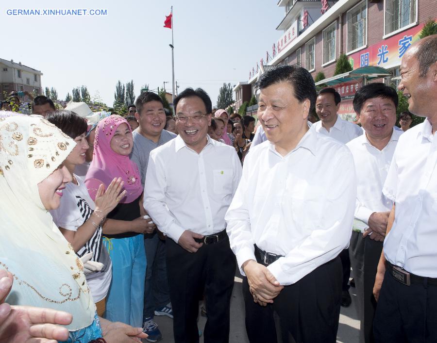 CHINA-NINGXIA-LIU YUNSHAN-INSPECTION (CN) 