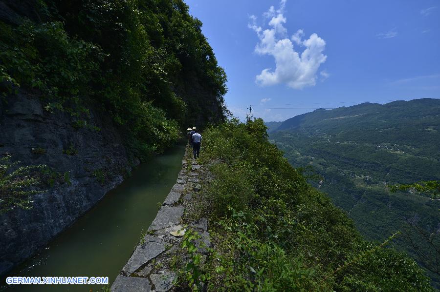 #CHINA-HUBEI-ENSHI-ARTIFICIAL AQUEDUCT CANAL (CN)