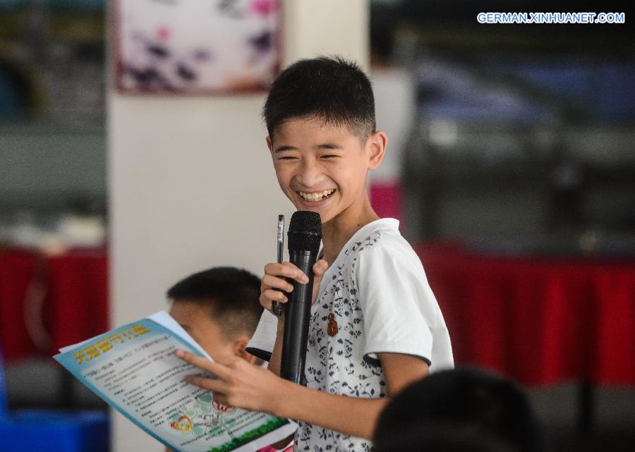 CHINA-ZHEJIANG-CHANGXING-LEFT-BEHIND CHILDREN-SUMMER (CN)