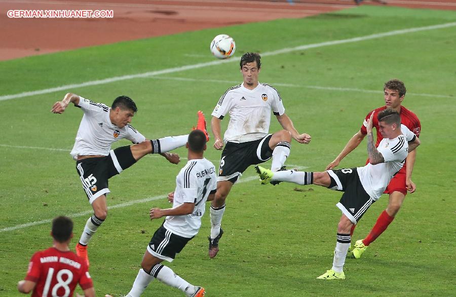 (SP)CHINA-BEIJING-SOCCER-BAYERN VS VALENCIA 