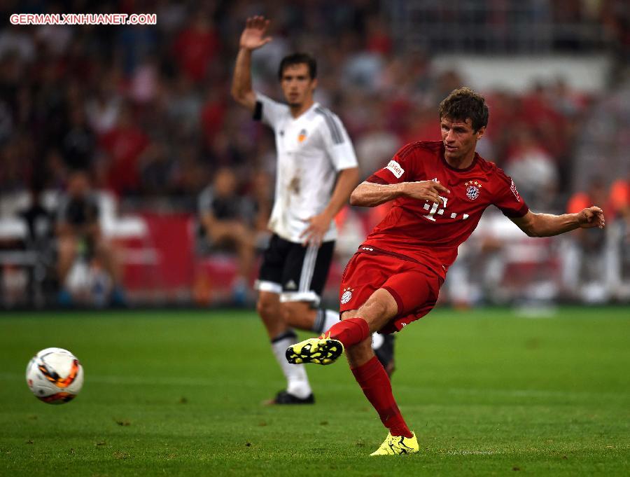 (SP)CHINA-BEIJING-SOCCER-CLUB FRIENDLY MATCH-BAYERN MUNICH VS VALENCIA