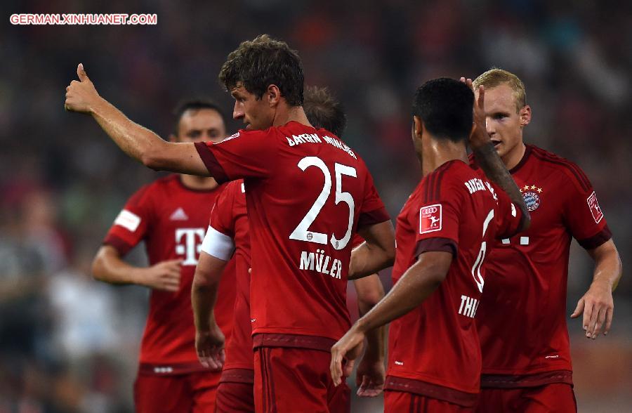 (SP)CHINA-BEIJING-SOCCER-CLUB FRIENDLY MATCH-BAYERN MUNICH VS VALENCIA