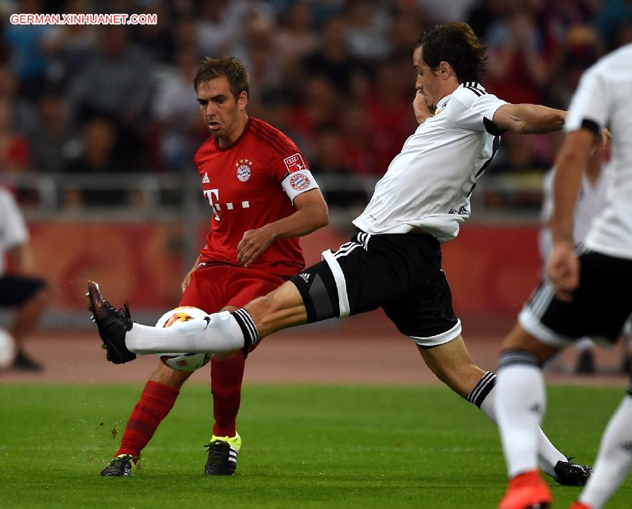 (SP)CHINA-BEIJING-SOCCER-CLUB FRIENDLY MATCH-BAYERN MUNICH VS VALENCIA