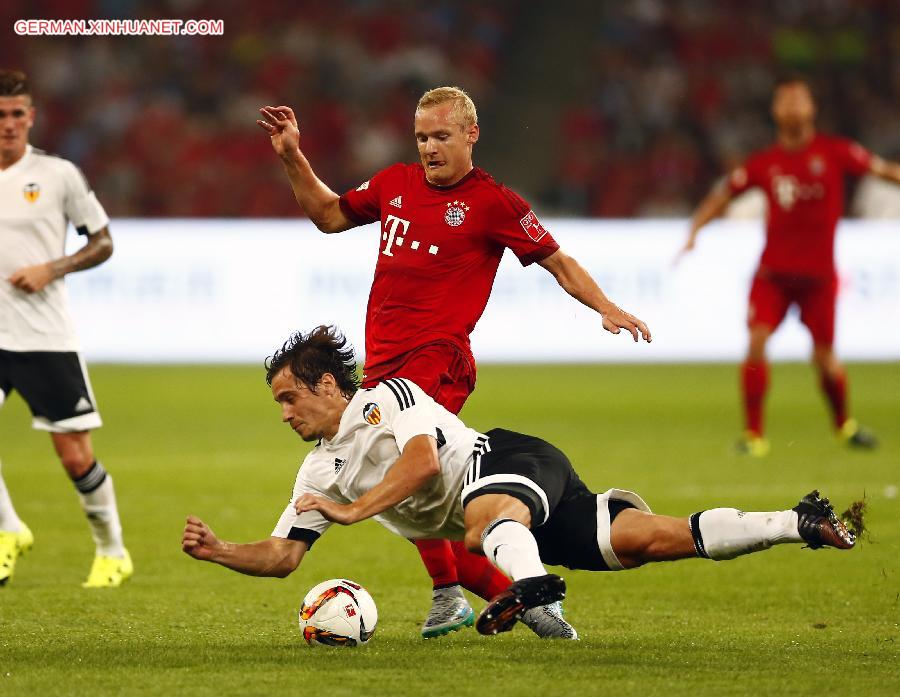 (SP)CHINA-BEIJING-SOCCER-CLUB FRIENDLY MATCH-BAYERN MUNICH VS VALENCIA