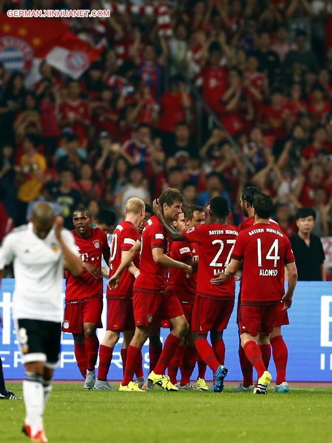 (SP)CHINA-BEIJING-SOCCER-CLUB FRIENDLY MATCH-BAYERN MUNICH VS VALENCIA