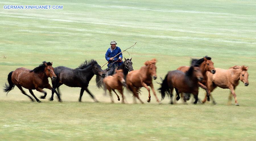 CHINA-INNER MONGOLIA-HERDSMEN-HORSE (CN) 