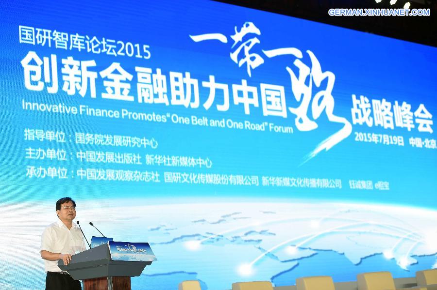 CHINA-BEIJING-ONE BELT AND ONE ROAD-FORUM (CN)