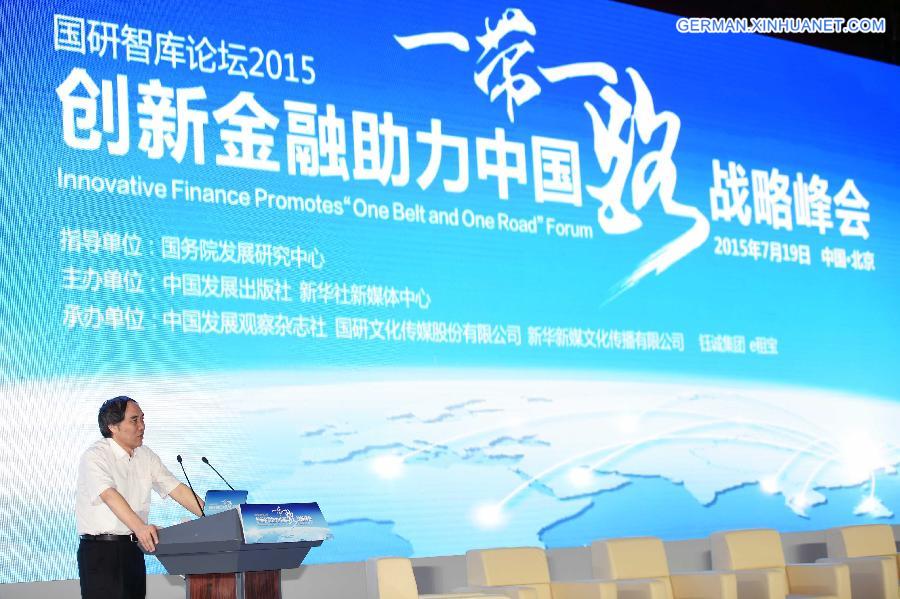 CHINA-BEIJING-ONE BELT AND ONE ROAD-FORUM (CN)