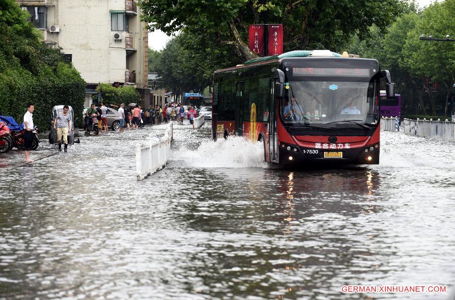 CHINA-HANGZHOU-FLOOD (CN)