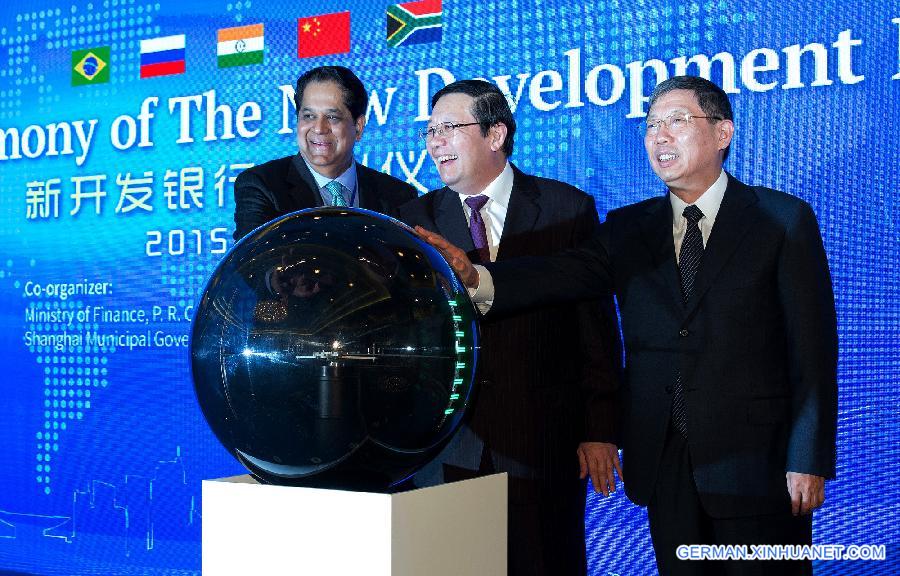 CHINA-SHANGHAI-BRICS NEW DEVELOPMENT BANK-OPEN (CN)*