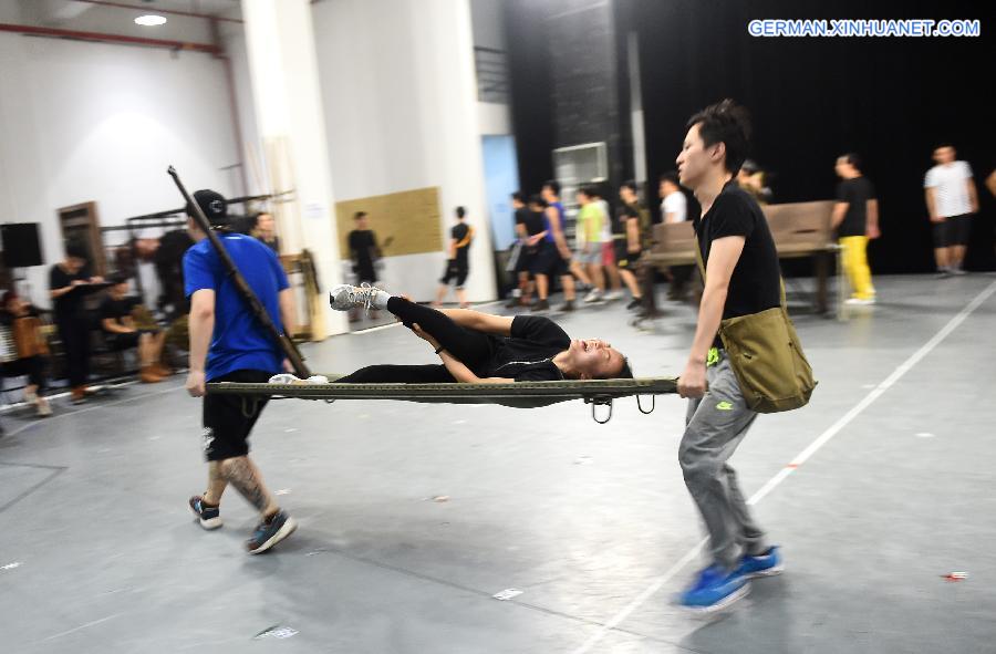 CHINA-BEIJING-DRAMA-WAR HORSE-CHINESE VERSION-REHEARSAL(CN)