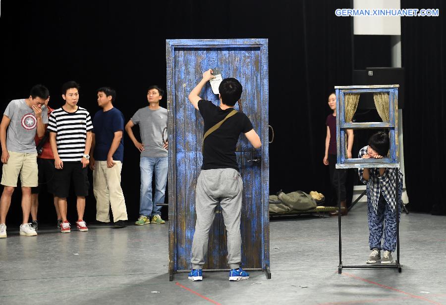 CHINA-BEIJING-DRAMA-WAR HORSE-CHINESE VERSION-REHEARSAL(CN)