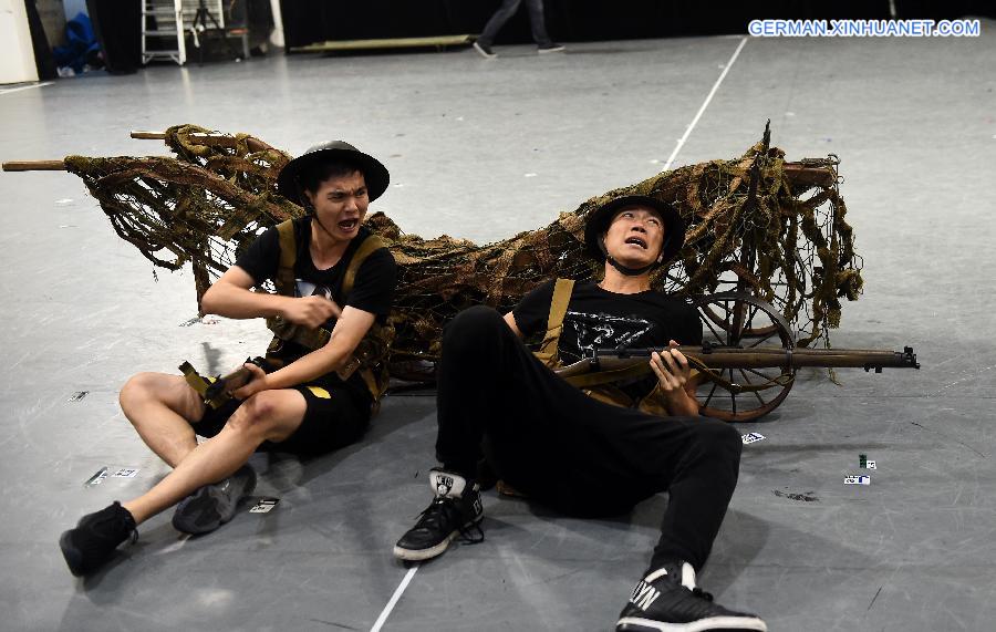 CHINA-BEIJING-DRAMA-WAR HORSE-CHINESE VERSION-REHEARSAL(CN)