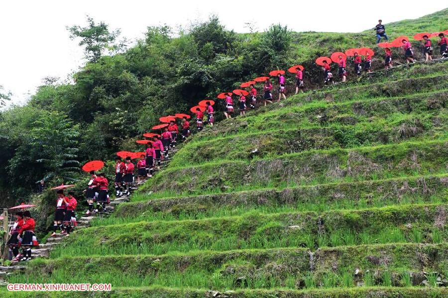 #CHINA-GUANGXI-GUILIN-DRYING CLOTHES FESTIVAL (CN)