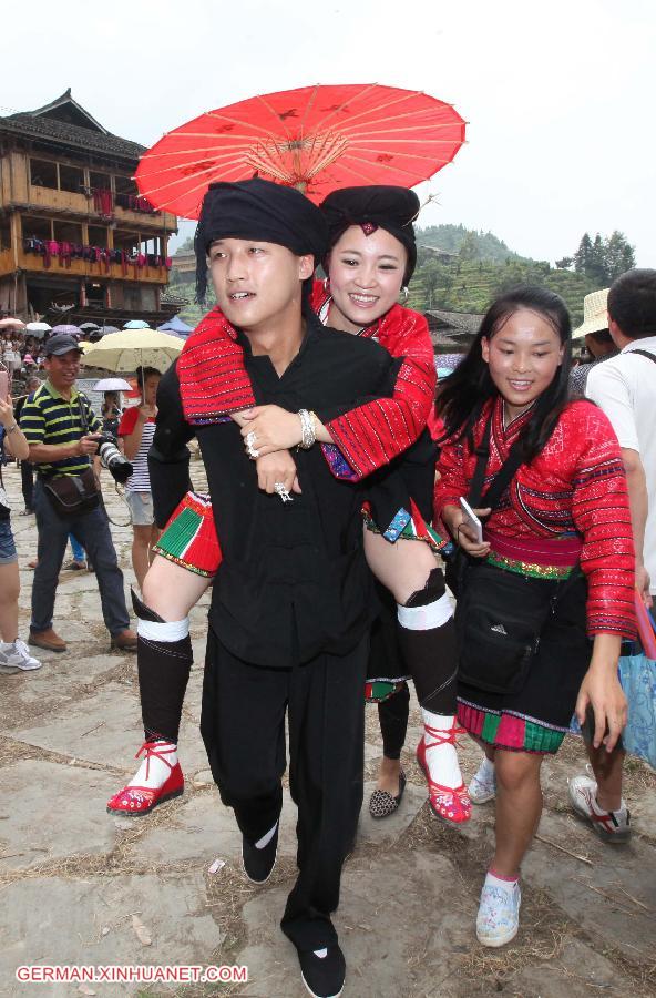 #CHINA-GUANGXI-GUILIN-DRYING CLOTHES FESTIVAL (CN)