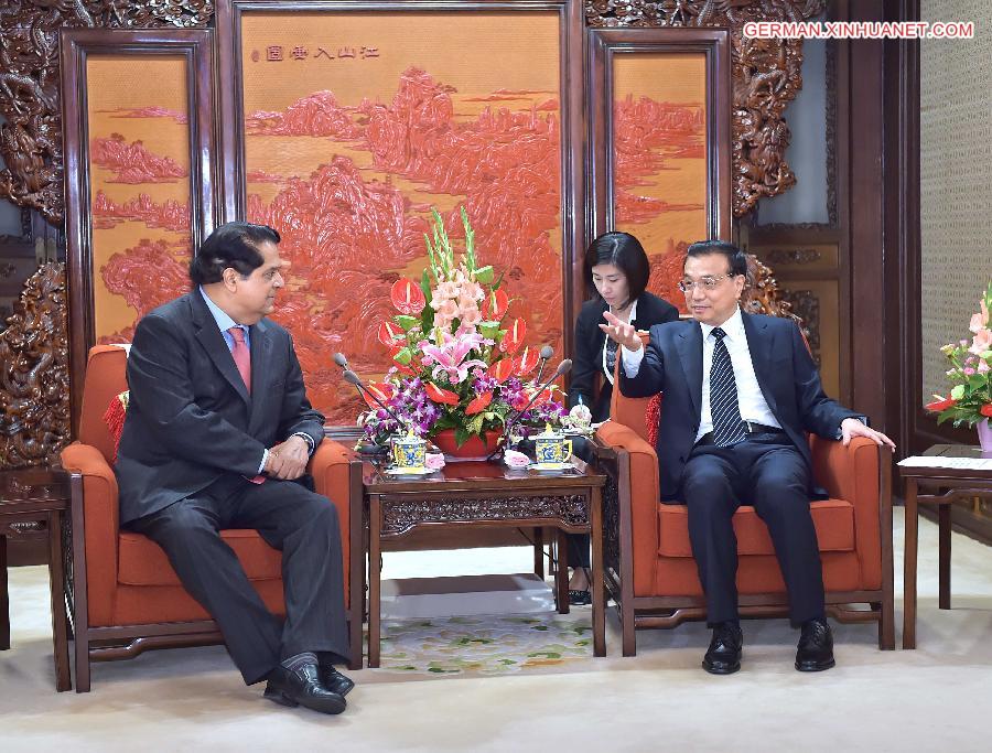 CHINA-BEIJING-LI KEQIANG-NDB PRESIDENT-MEETING (CN)