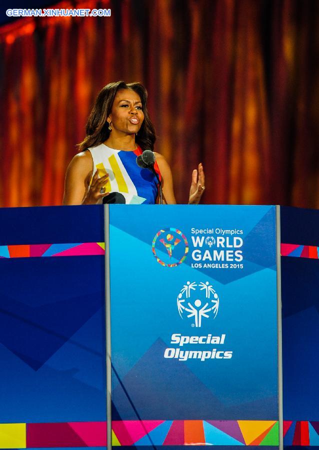 (SP)US-LOS ANGELES-2015 SPECIAL OLYMPICS WORLD GAMES-OPENING CEREMONY