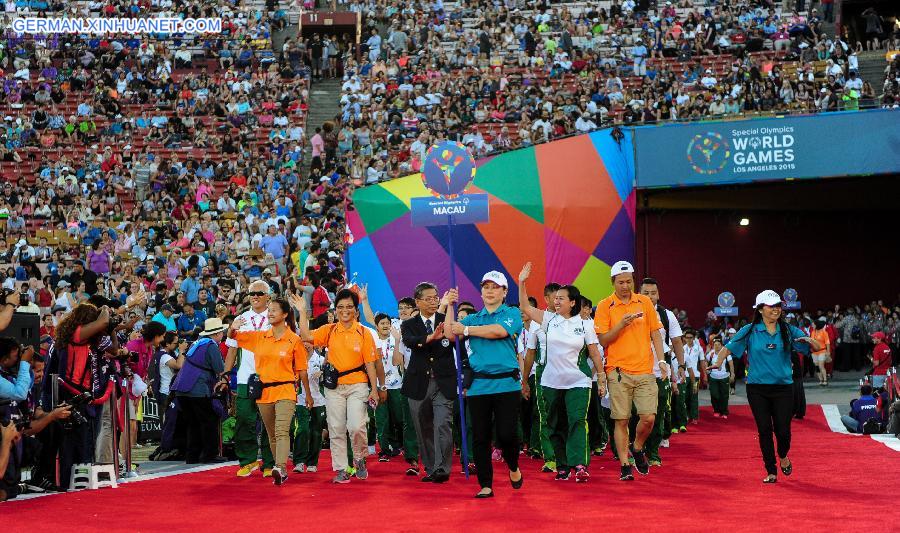 (SP)US-LOS ANGELES-2015 SPECIAL OLYMPICS WORLD GAMES-OPENING CEREMONY