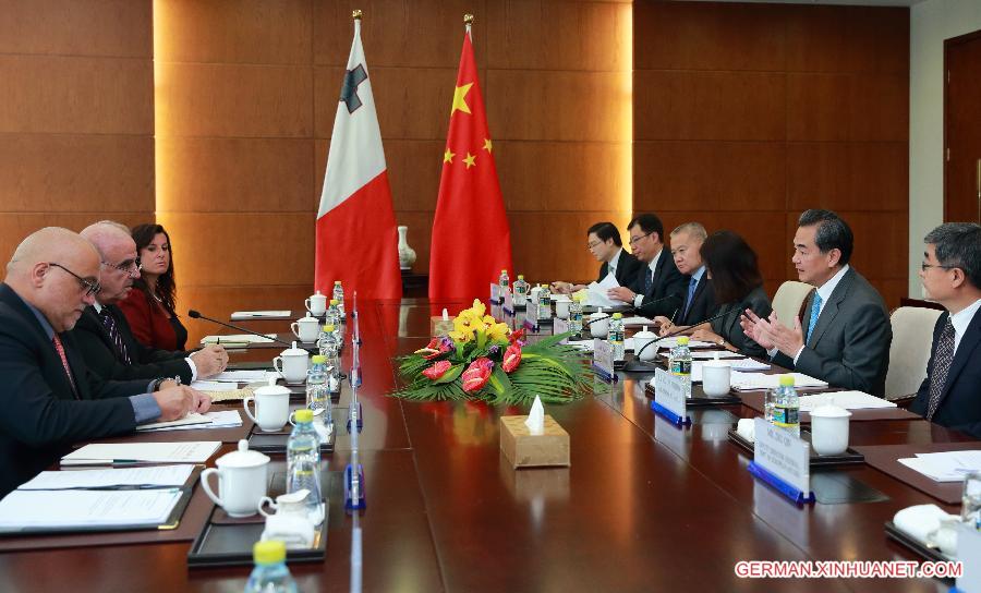 CHINA-BEIJING-WANG YI-MALTA-FM-TALKS (CN)