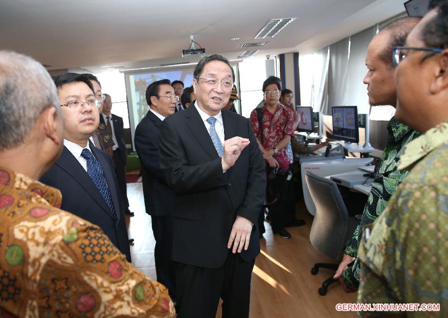 INDONESIA-CHINA-YU ZHENGSHENG-VISIT