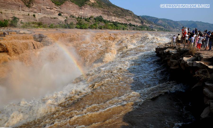 #CHINA-SHANXI-YELLOW RIVER-HUKOU WATERFALL (CN)