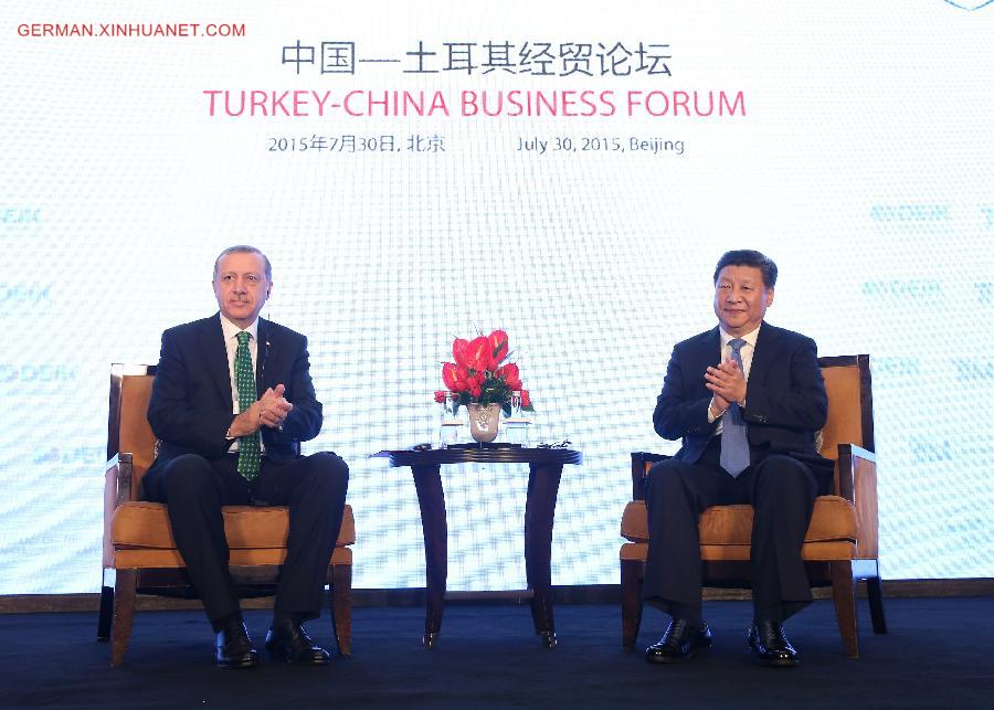 CHINA-TURKEY-BEIJING-XI JINPING-ERDOGAN-BUSINESS FORUM (CN)